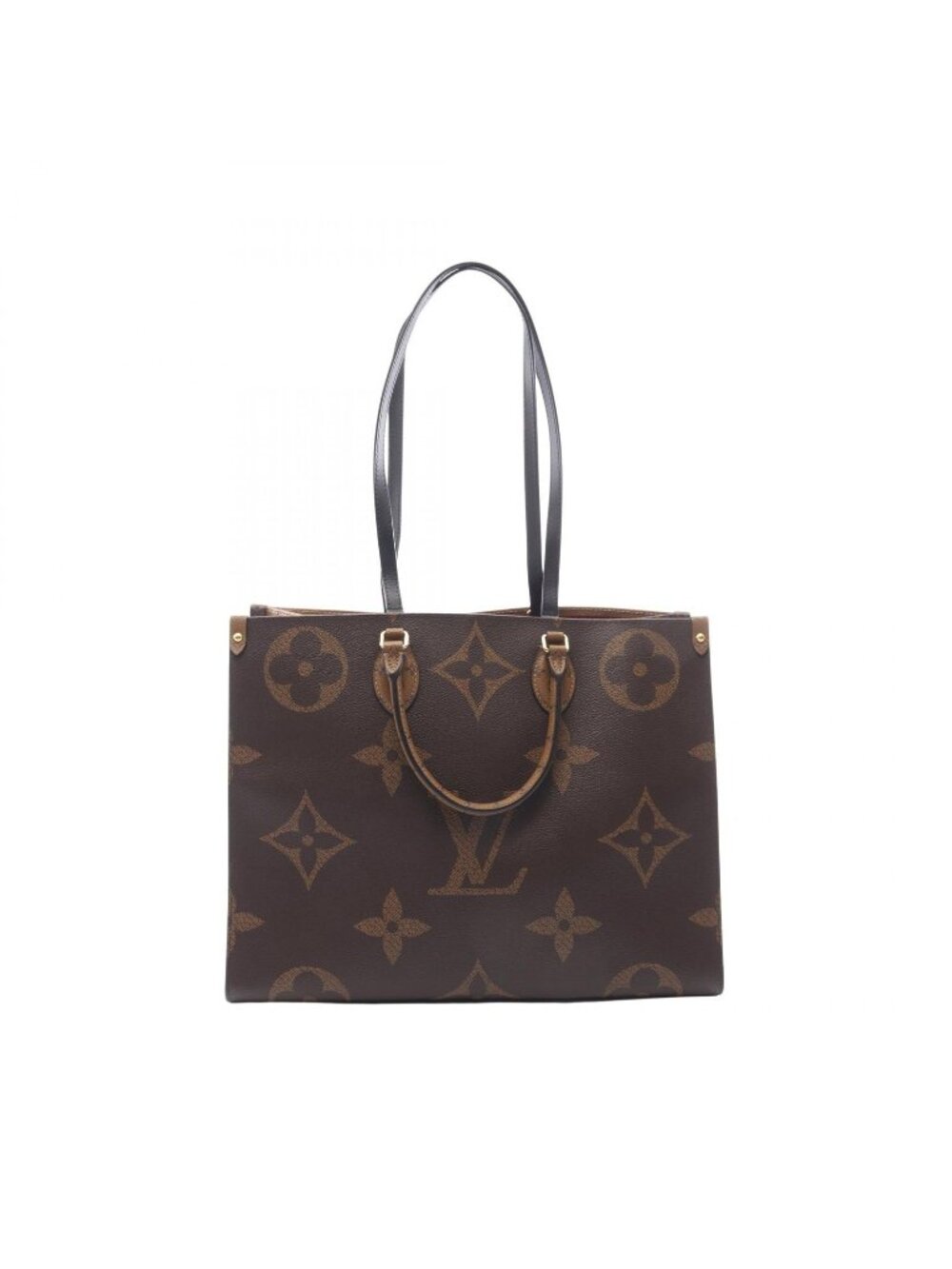 Louis Vuitton Shoulder Bag On The Go GM Monogram Giant Reverse Leather